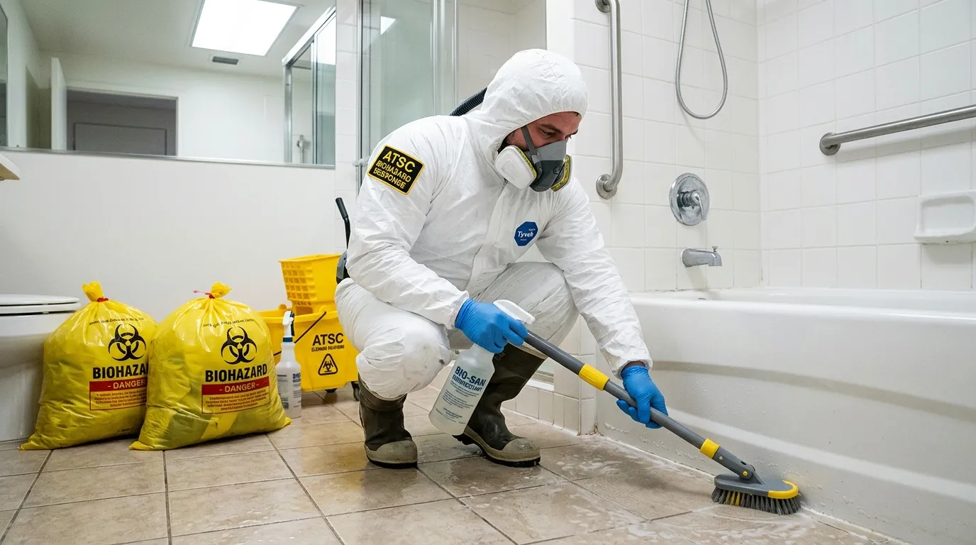 Decontamination equipment deployed for Blood Cleanup in Lakeville